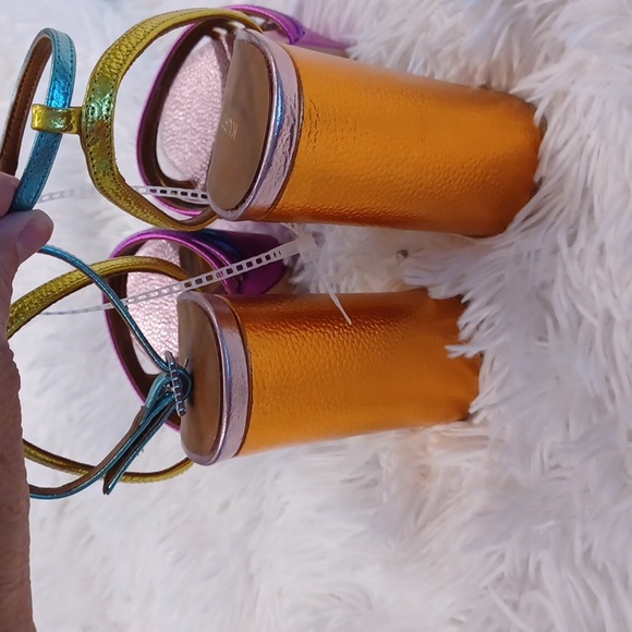 NEW Kurt Geiger London Perria Rainbow Platform Sandals Multi Sizes - Picture 8 of 13